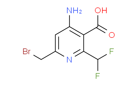AM129127 | 1806800-45-2 | 4-Amino-6-(bromomethyl)-2-(difluoromethyl)pyridine-3-carboxylic acid