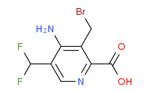 AM129128 | 1806800-81-6 | 4-Amino-3-(bromomethyl)-5-(difluoromethyl)pyridine-2-carboxylic acid