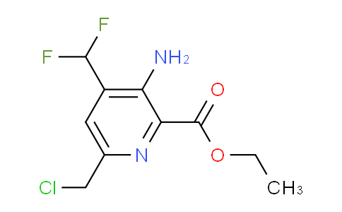 AM129144 | 1806820-27-8 | Ethyl 3-amino-6-(chloromethyl)-4-(difluoromethyl)pyridine-2-carboxylate