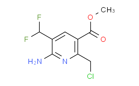 AM129149 | 1805233-62-8 | Methyl 2-amino-6-(chloromethyl)-3-(difluoromethyl)pyridine-5-carboxylate