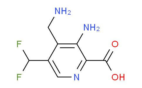3-Amino-4-(aminomethyl)-5-(difluoromethyl)pyridine-2-carboxylic acid