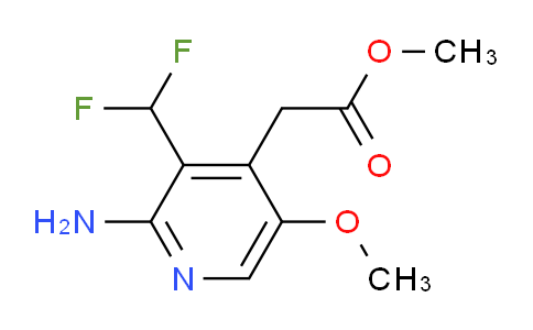 Methyl 2-amino-3-(difluoromethyl)-5-methoxypyridine-4-acetate