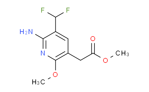 Methyl 2-amino-3-(difluoromethyl)-6-methoxypyridine-5-acetate