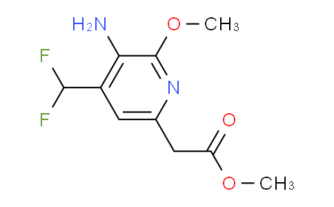 AM129162 | 1806795-57-2 | Methyl 3-amino-4-(difluoromethyl)-2-methoxypyridine-6-acetate