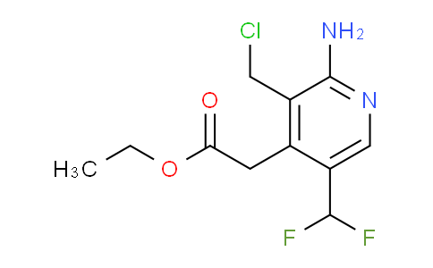 AM129169 | 1806928-62-0 | Ethyl 2-amino-3-(chloromethyl)-5-(difluoromethyl)pyridine-4-acetate