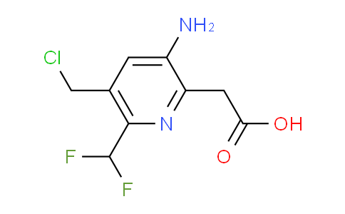 AM129172 | 1806968-63-7 | 3-Amino-5-(chloromethyl)-6-(difluoromethyl)pyridine-2-acetic acid