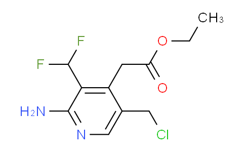 AM129175 | 1805159-95-8 | Ethyl 2-amino-5-(chloromethyl)-3-(difluoromethyl)pyridine-4-acetate