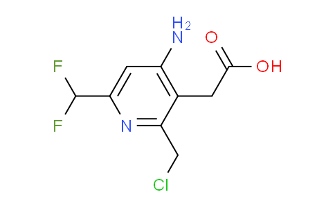 AM129179 | 1806017-00-4 | 4-Amino-2-(chloromethyl)-6-(difluoromethyl)pyridine-3-acetic acid
