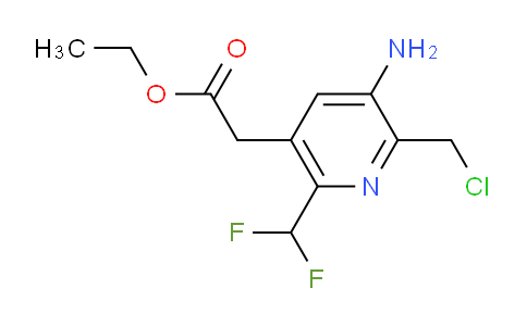 AM129181 | 1805382-95-9 | Ethyl 3-amino-2-(chloromethyl)-6-(difluoromethyl)pyridine-5-acetate