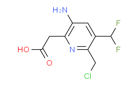 AM129182 | 1806017-49-1 | 5-Amino-2-(chloromethyl)-3-(difluoromethyl)pyridine-6-acetic acid