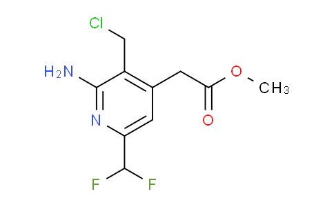 AM129188 | 1805234-71-2 | Methyl 2-amino-3-(chloromethyl)-6-(difluoromethyl)pyridine-4-acetate