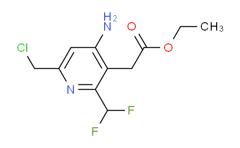 AM129189 | 1805381-22-9 | Ethyl 4-amino-6-(chloromethyl)-2-(difluoromethyl)pyridine-3-acetate