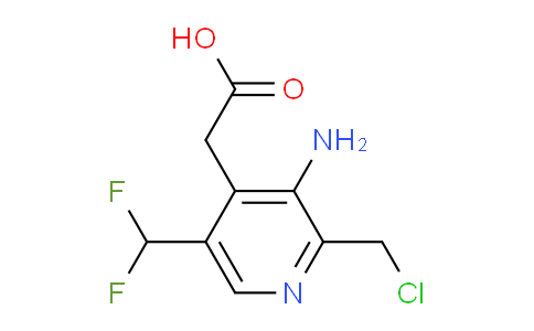 AM129194 | 1806968-61-5 | 3-Amino-2-(chloromethyl)-5-(difluoromethyl)pyridine-4-acetic acid