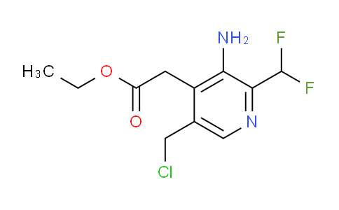 AM129195 | 1805372-33-1 | Ethyl 3-amino-5-(chloromethyl)-2-(difluoromethyl)pyridine-4-acetate