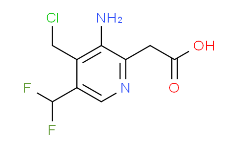 AM129197 | 1805159-57-2 | 3-Amino-4-(chloromethyl)-5-(difluoromethyl)pyridine-2-acetic acid