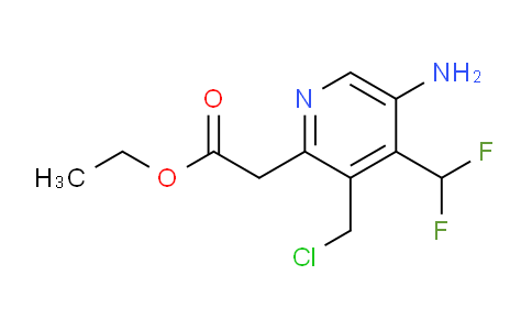 AM129198 | 1804463-65-7 | Ethyl 5-amino-3-(chloromethyl)-4-(difluoromethyl)pyridine-2-acetate