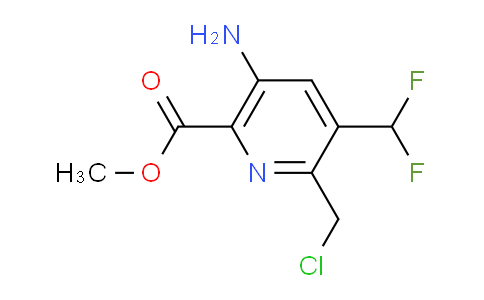 AM129201 | 1804463-09-9 | Methyl 5-amino-2-(chloromethyl)-3-(difluoromethyl)pyridine-6-carboxylate