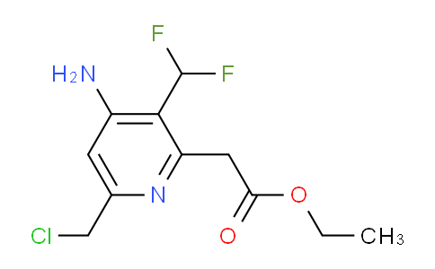 AM129203 | 1806842-85-2 | Ethyl 4-amino-6-(chloromethyl)-3-(difluoromethyl)pyridine-2-acetate