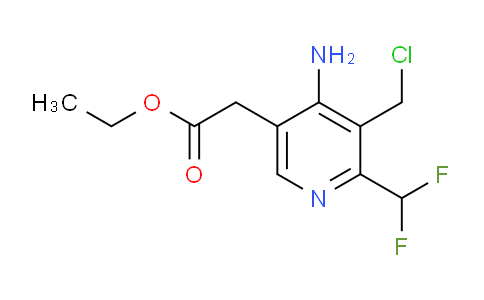 AM129204 | 1805160-54-6 | Ethyl 4-amino-3-(chloromethyl)-2-(difluoromethyl)pyridine-5-acetate