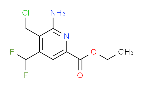 AM129205 | 1805233-87-7 | Ethyl 2-amino-3-(chloromethyl)-4-(difluoromethyl)pyridine-6-carboxylate