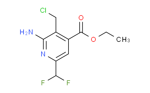 AM129207 | 1806840-79-8 | Ethyl 2-amino-3-(chloromethyl)-6-(difluoromethyl)pyridine-4-carboxylate