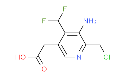 AM129210 | 1805380-25-9 | 3-Amino-2-(chloromethyl)-4-(difluoromethyl)pyridine-5-acetic acid