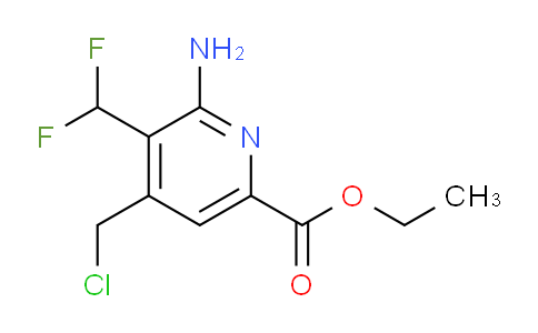 AM129211 | 1805013-96-0 | Ethyl 2-amino-4-(chloromethyl)-3-(difluoromethyl)pyridine-6-carboxylate