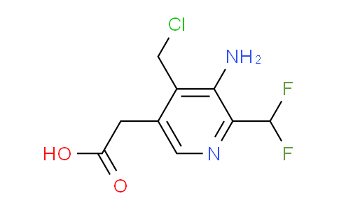 AM129213 | 1805014-32-7 | 3-Amino-4-(chloromethyl)-2-(difluoromethyl)pyridine-5-acetic acid