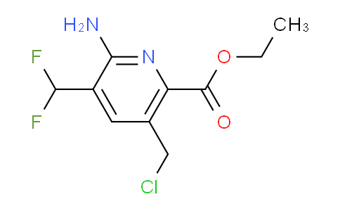 AM129214 | 1805234-04-1 | Ethyl 2-amino-5-(chloromethyl)-3-(difluoromethyl)pyridine-6-carboxylate
