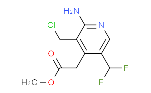 AM129217 | 1806928-41-5 | Methyl 2-amino-3-(chloromethyl)-5-(difluoromethyl)pyridine-4-acetate