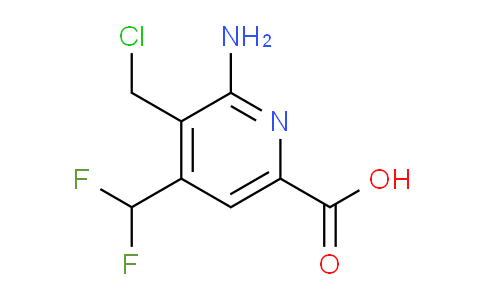 AM129223 | 1805013-73-3 | 2-Amino-3-(chloromethyl)-4-(difluoromethyl)pyridine-6-carboxylic acid