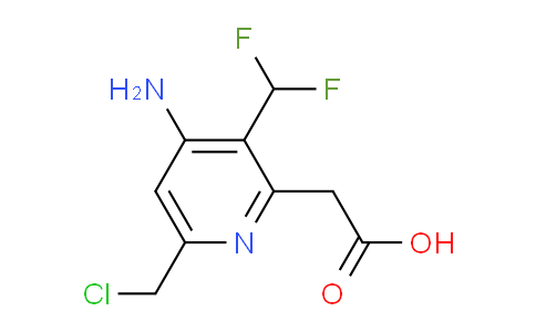 AM129227 | 1806968-62-6 | 4-Amino-6-(chloromethyl)-3-(difluoromethyl)pyridine-2-acetic acid