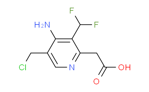 AM129229 | 1804723-61-2 | 4-Amino-5-(chloromethyl)-3-(difluoromethyl)pyridine-2-acetic acid