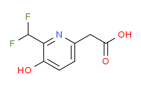 AM12923 | 1805321-43-0 | 2-(Difluoromethyl)-3-hydroxypyridine-6-acetic acid