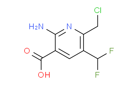 AM129233 | 1804462-37-0 | 2-Amino-6-(chloromethyl)-5-(difluoromethyl)pyridine-3-carboxylic acid