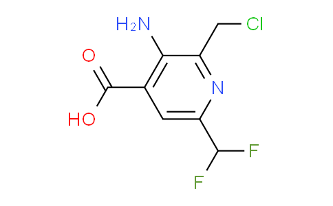 AM129237 | 1804462-41-6 | 3-Amino-2-(chloromethyl)-6-(difluoromethyl)pyridine-4-carboxylic acid