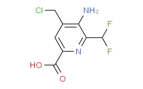 AM129239 | 1805447-74-8 | 3-Amino-4-(chloromethyl)-2-(difluoromethyl)pyridine-6-carboxylic acid
