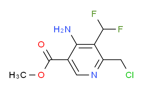 AM129242 | 1805441-74-0 | Methyl 4-amino-2-(chloromethyl)-3-(difluoromethyl)pyridine-5-carboxylate