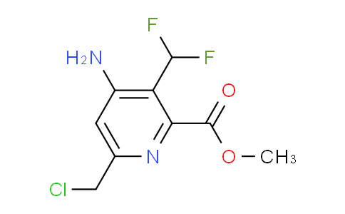 AM129244 | 1806016-41-0 | Methyl 4-amino-6-(chloromethyl)-3-(difluoromethyl)pyridine-2-carboxylate