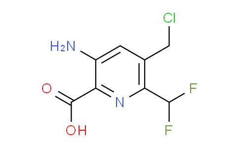 AM129245 | 1806818-64-3 | 3-Amino-5-(chloromethyl)-6-(difluoromethyl)pyridine-2-carboxylic acid