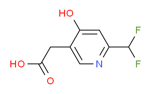 AM12925 | 1805321-48-5 | 2-(Difluoromethyl)-4-hydroxypyridine-5-acetic acid