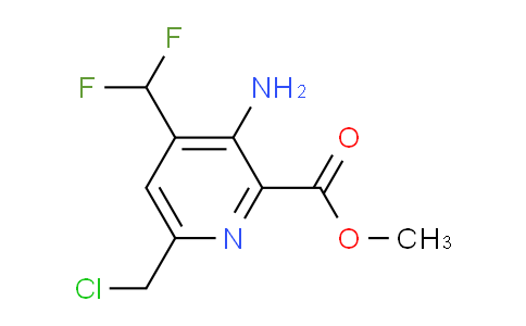 AM129253 | 1806840-68-5 | Methyl 3-amino-6-(chloromethyl)-4-(difluoromethyl)pyridine-2-carboxylate