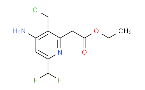 AM129259 | 1806968-74-0 | Ethyl 4-amino-3-(chloromethyl)-6-(difluoromethyl)pyridine-2-acetate