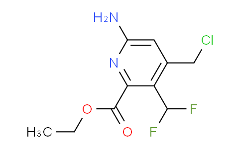 AM129262 | 1805233-93-5 | Ethyl 6-amino-4-(chloromethyl)-3-(difluoromethyl)pyridine-2-carboxylate