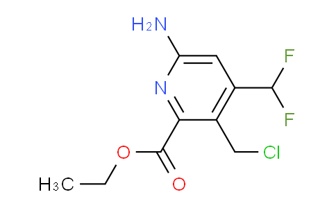 AM129265 | 1806840-85-6 | Ethyl 6-amino-3-(chloromethyl)-4-(difluoromethyl)pyridine-2-carboxylate