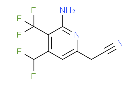 2-Amino-4-(difluoromethyl)-3-(trifluoromethyl)pyridine-6-acetonitrile