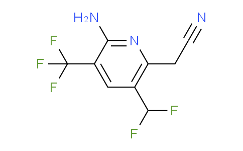 AM129268 | 1805014-87-2 | 2-Amino-5-(difluoromethyl)-3-(trifluoromethyl)pyridine-6-acetonitrile