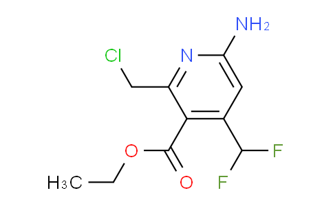 AM129269 | 1805364-38-8 | Ethyl 6-amino-2-(chloromethyl)-4-(difluoromethyl)pyridine-3-carboxylate