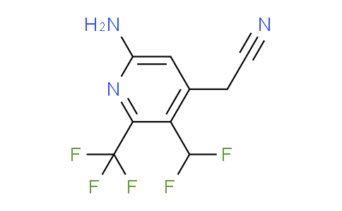 AM129270 | 1806017-91-3 | 6-Amino-3-(difluoromethyl)-2-(trifluoromethyl)pyridine-4-acetonitrile