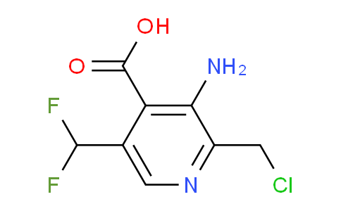 AM129271 | 1805233-18-4 | 3-Amino-2-(chloromethyl)-5-(difluoromethyl)pyridine-4-carboxylic acid
